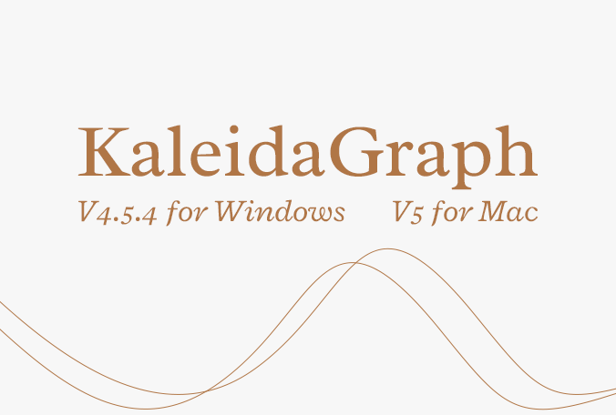 kaleidagraph software
