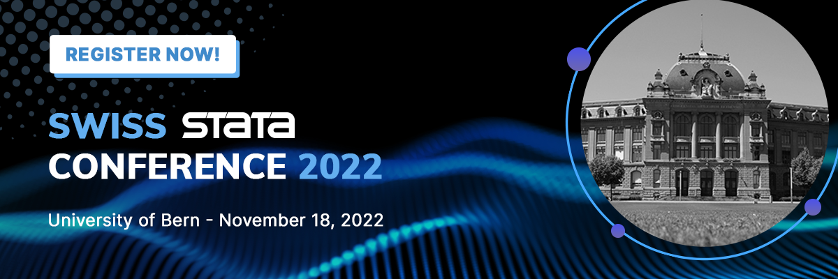 Conférence Suisse STATA 2022 : Inscrivez-vous dès maintenant !