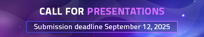 Call for presentations - Submission deadline September 12, 2025