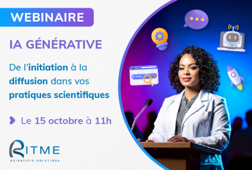 Webinaire "IA Générative, de l'initiation à la diffusion dans vos pratiques scientifiques"