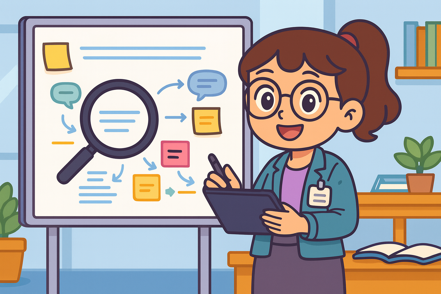 Chercheuse analyse données