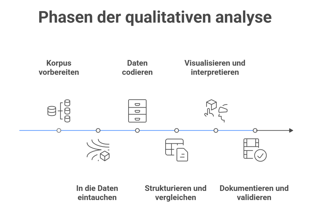 Die Schritte der qualitativen Analyse